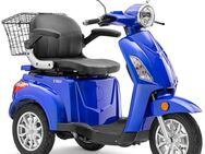 Luxxon Elektromobil E3800, 800 W, 20 km/h, (Elektroroller, Korb), bis zu 65 km Reichweite, Elektro Dreirad, Seniorenmobil