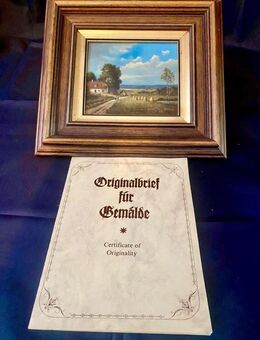 Original Ölbild Ölmalerei Gemälde signiert - Dahn