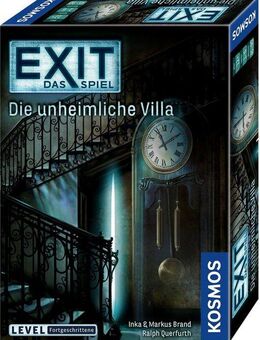 Kosmos Spiel EXIT, Die unheimliche Villa, Rätselspiel, Made in Germany