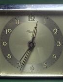 Vintage kleine Tischuhr Kienzle 1930er Jahre DRP stilvolles Art-déco-Design in 82544