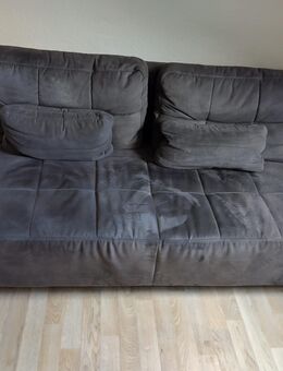 Sofa 2-Sitzer dunkelgrau - Herne