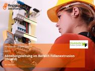 Abteilungsleitung im Bereich Folienextrusion (m/w/d) - Herten