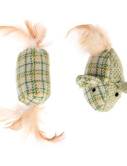 Modern Living Glasgow Katzenspielzeug-Set Mäuse mit Katzenminze - 2er Set