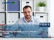 Accounting Specialist (w/m/d) Vollzeit / Teilzeit - Stuttgart