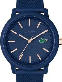 Lacoste Quarzuhr LACOSTE.12.12 2011234, Armbanduhr, Herrenuhr, Mineralglas, Silikonarmband