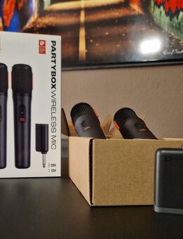MIETE JBL wireless Mikrofone im 2er Set, Partybox Mic Lüneburg - Deutsch Evern