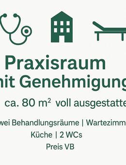 Praxisraum mit Genehmigung – ca. 80 m², voll ausgestattet - Esslingen (Neckar)