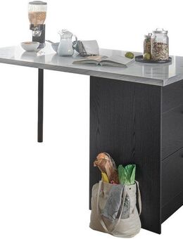 BASIC by Balculina Kücheninsel Yorki Kücheninsel, Breite 180 cm, Stauraum und Essplatz