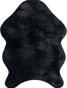Paco Home Fellteppich Pelt 640, fellförmig, Höhe: 16 mm, Kunstfell, Uni Farben, sehr weicher Flor