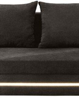 Jockenhöfer Gruppe Schlafsofa Sunrise, mit dimmbarer LED-Beleuchtung, Gästebettfunktion, Stauraum/Bettkasten, mit Kissen