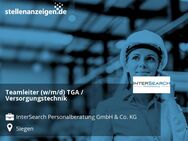 Teamleiter (w/m/d) TGA / Versorgungstechnik - Siegen (Universitätsstadt)
