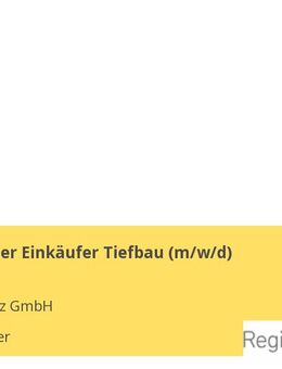 Strategischer Einkäufer Tiefbau (m/w/d) - Eschweiler