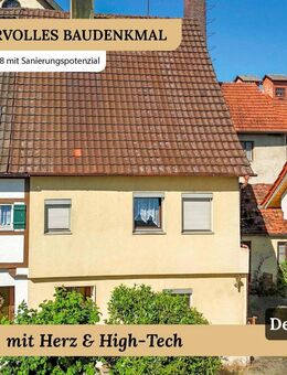 Kleines Baudenkmal mit Charme von 1548 - mit Sanierungspotenzial & Steuervorteilen. - Mönchsdeggingen