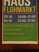25. und 26.10. Hausflohmarkt in Wunsiedel in 95632