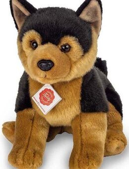 Teddy Hermann® Kuscheltier Schäferhund Welpe, sitzend, 30 cm, zum Teil aus recyceltem Material