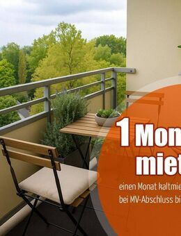 sonnige 3-Raum mit Südbalkon + Fernblick im grünen Bernsdorf! EBK möglich (mtl. 70,00 Euro) einen Monat kaltmietfrei bei MV-Abschluss bis zum 31.08.25 - Chemnitz
