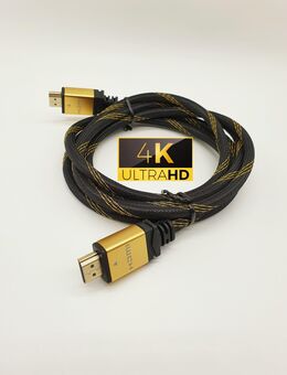 2m Premium 4K HDMI Kabel vergoldet Ethernet 2160p 3D ARC HDR Neu - Neumünster