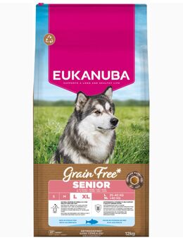 Eukanuba Grain Free Senior Large & Giant mit Seefisch - Sparpaket: 2 x 12 kg