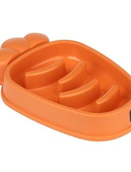 TIAKI Anti-Schling-Napf Karotte - 400 ml, L 31,5 x B 19 x H 45 cm