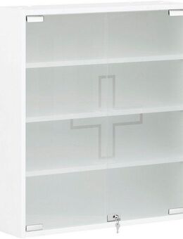 Schildmeyer Medizinschrank Bjarne, Breite 64 cm Abschließbare Glastüren