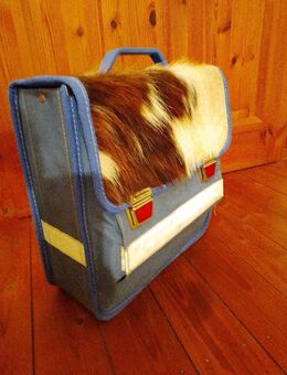 Schulranzen Tornister Fell 70er 80er Retro Shabby Chic Vintage Geschenk Tasche Handtasche Kuh Rucksack Ranzen Reflektoren Schultasche Laptoptasche - Koblenz