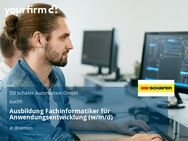 Ausbildung Fachinformatiker für Anwendungsentwicklung (w/m/d) - Bremen