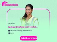 Springer Empfang und Poststelle (m/w/d) - Bonn