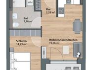 Neubau 2023 - 2 Zimmer im 2. OG mit Balkon! - Ulm