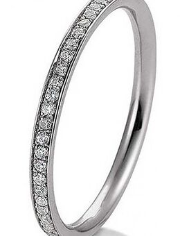 Verlobungsring 600 Platinring mit Brillianten ges. 0,165 Ct. w/si 41056430 - Aholming