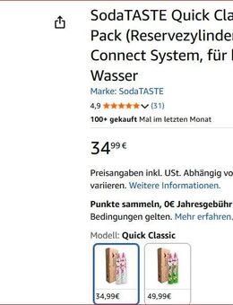 CO2-Zylinder für Wassersprüdler - Uelzen