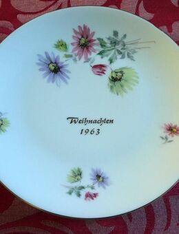 schön gearbeiteter Weihnachtsteller von 1963-ein besonderes Geschenk - Niederfischbach