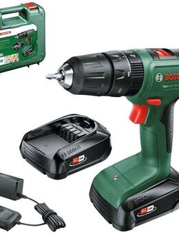 Bosch Home & Garden Akku-Schlagbohrschrauber EasyImpact 18V-40, Inkl. Koffer, mit 2 Akkus 18V/2Ah und Ladegerät