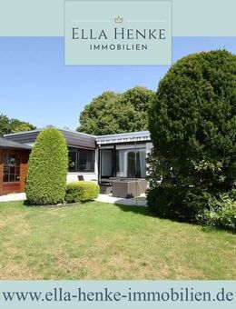 Stilvoller, gepflegter Bungalow mit schönem Garten, Keller + Garage. - Wolfsburg