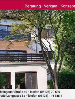 Großzügiges 4-Familienhaus auf großem Grundstück in ausgesprochen schöner Ortsrandlage von Eltville - Eltville (Rhein)