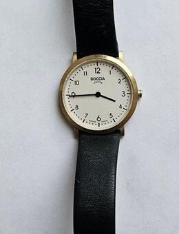 h12) getragene Armbanduhr von BOCCIA - Titanium - 3335 02 - Damen Quarz Uhr - 5 bar - Batterie NEU - Garbsen