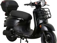 Alpha Motors Motorroller Adria, 50 ccm, 45 km/h, Euro 5, (Set, mit Topcase), mit Lenkerschloss
