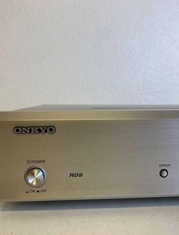 ONKYO Hifi Tuner Silber T-4355 Top Modell Radio Data System (RDS [PS/RT])- Frontplatte aus Aluminium - Dübendorf