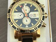 DeLorean Herren-Automatik-Chronograph – Modell DL05-5001 – Gold Edition - Ingolstadt