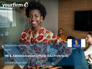 HR & Administration Officer DACH (m/w/d) - Frankfurt (Main)