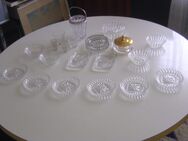 Trink und Schalen-Set aus Glaskristall 20tlg - Oststeinbek