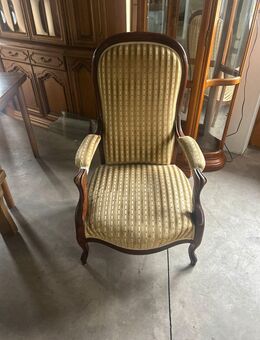 Antiker Armlehnsessel / Polstersessel im Biedermeier Stil Sessel - Überlingen Zentrum