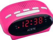 Lenco Radiowecker ICR-210 FM-Uhrenradio mit 2 Weckzeiten und Schlummerfunktion