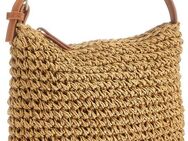 Vivance Handtasche Minibag, Strandtasche, Henkeltasche, Sommertasche, Damentasche, Bast-Optik