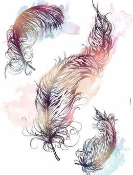 Komar Wandtattoo Inspiration - Größe 50 x 70 cm, selbstklebend, Wandsticker