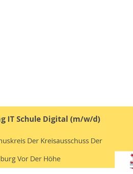 Teamleitung IT Schule Digital (m/w/d) - Bad Homburg (Höhe)