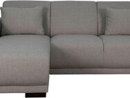 Home affaire Ecksofa BORNHOLM L-Form mit Recamiere, Maße B/T/H: 234/162/85 cm, Recamiere links oder rechts bestellbar, Wellenfederung, inkl. 2 Kissen