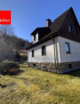 Kleines Einfamilienhaus mit herrlichem Grundstück - Gräfenthal