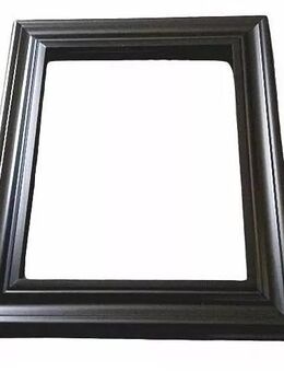 Leerrahmen Bilderrahmen-Holz-Barock-Sondermaße-alle Größen möglich 731 Schwarz-Matt - Holzminden