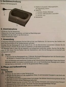 Shiatsu Fußmassagegerät von Beurer - Müllheim Zentrum
