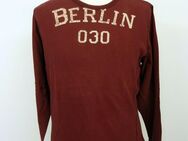 JP CASUALS – Herren langarm Shirt, bordeaux, Aufdruck, Gr. M (48/50) - Gütersloh
